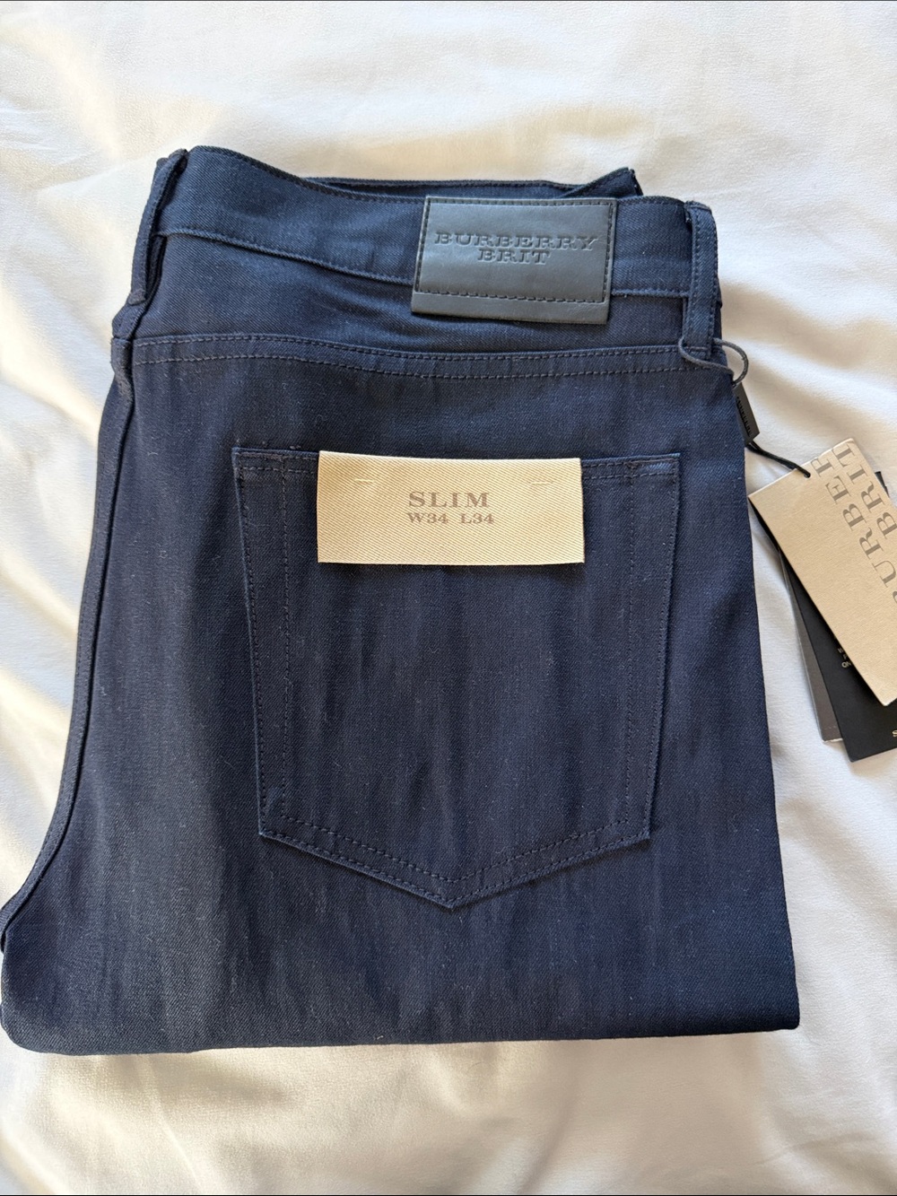 Burberry Slim Men's Jeans in Dark Navy